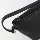 GUCCI Accessory Pouch Canvas Black Silver 07198 Auth 195449-15