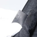 GUCCI Accessory Pouch Canvas Black Silver 07198 Auth 195449-21