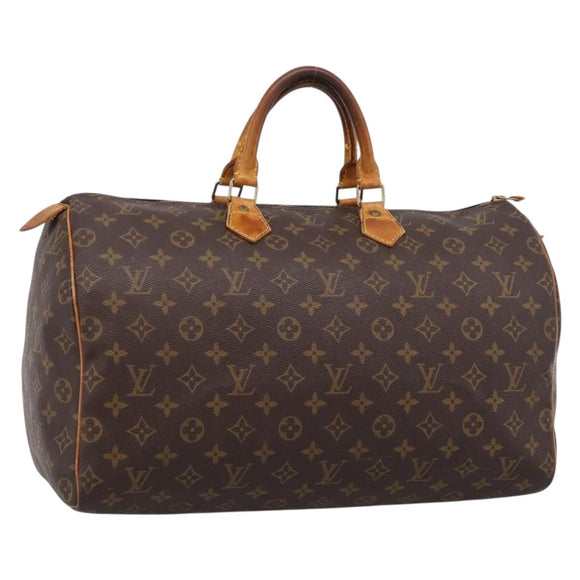 LOUIS VUITTON Monogram Speedy 40 Hand Bag M41522 LV Auth 195450