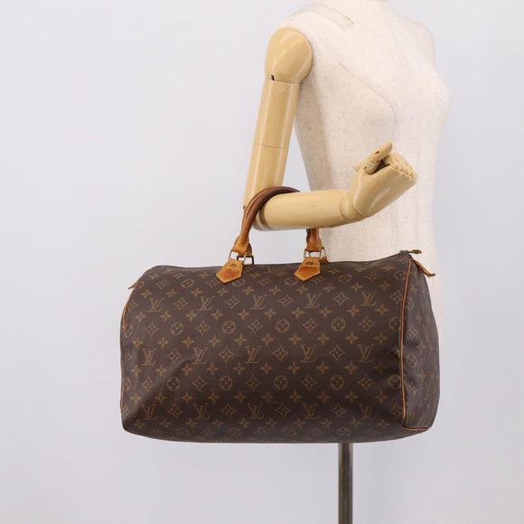 LOUIS VUITTON Monogram Speedy 40 Hand Bag M41522 LV Auth 195450
