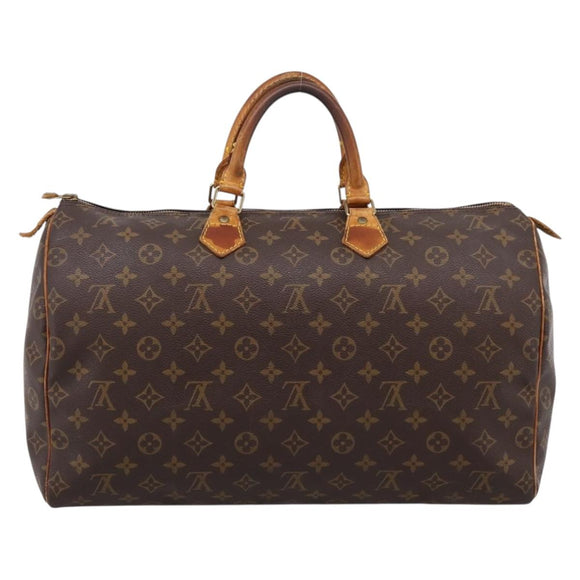 LOUIS VUITTON Monogram Speedy 40 Hand Bag M41522 LV Auth 195450