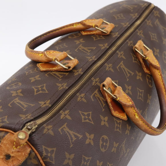 LOUIS VUITTON Monogram Speedy 40 Hand Bag M41522 LV Auth 195450