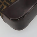 FENDI Zucca Canvas Tote Bag Brown Auth 195452V-14