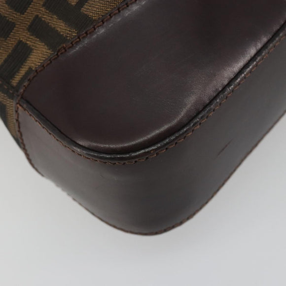 FENDI Zucca Canvas Tote Bag Brown Auth 195452V