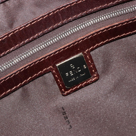 FENDI Zucca Canvas Tote Bag Brown Auth 195452V
