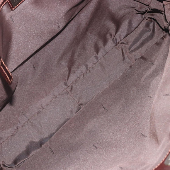 FENDI Zucca Canvas Tote Bag Brown Auth 195452V
