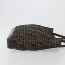 FENDI Zucca Canvas Tote Bag Brown Auth 195452V-3