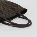 FENDI Zucca Canvas Tote Bag Brown Auth 195452V-7