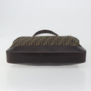 FENDI Zucca Canvas Tote Bag Brown Auth 195452V-5