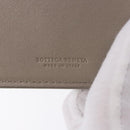 BOTTEGA VENETA INTRECCIATO Wallet Leather Gray Auth 195454A-17