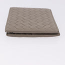 BOTTEGA VENETA INTRECCIATO Wallet Leather Gray Auth 195454A-4