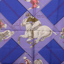 HERMES Carre 90 Scarf Silk Purple Auth 195459M-17