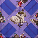 HERMES Carre 90 Scarf Silk Purple Auth 195459M-6