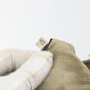 PRADA Hand Bag Leather Beige Gold Tone Auth 195487-23