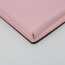 Salvatore Ferragamo Gancini Shoulder Bag Leather Pink Silver Auth 195490A-14