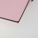 Salvatore Ferragamo Gancini Shoulder Bag Leather Pink Silver Auth 195490A-15