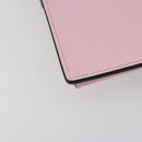 Salvatore Ferragamo Gancini Shoulder Bag Leather Pink Silver Auth 195490A-16