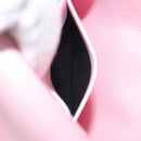 Salvatore Ferragamo Gancini Shoulder Bag Leather Pink Silver Auth 195490A-22