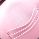 Salvatore Ferragamo Gancini Shoulder Bag Leather Pink Silver Auth 195490A-12