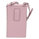 Salvatore Ferragamo Gancini Shoulder Bag Leather Pink Silver Auth 195490A-2