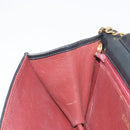 CHANEL Matelasse Chain Shoulder Bag Lamb Skin Black Gold Tone CC Auth 195492-19