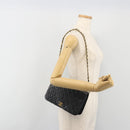 CHANEL Matelasse Chain Shoulder Bag Lamb Skin Black Gold Tone CC Auth 195492-22
