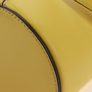 Miu Miu Hand Bag Leather 2way Yellow Gold Auth 195501V-16