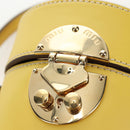 Miu Miu Hand Bag Leather 2way Yellow Gold Auth 195501V-19