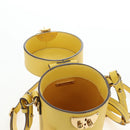 Miu Miu Hand Bag Leather 2way Yellow Gold Auth 195501V-20