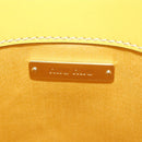 Miu Miu Hand Bag Leather 2way Yellow Gold Auth 195501V-23