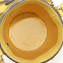 Miu Miu Hand Bag Leather 2way Yellow Gold Auth 195501V-24