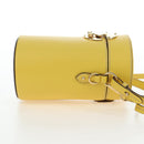 Miu Miu Hand Bag Leather 2way Yellow Gold Auth 195501V-5