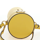 Miu Miu Hand Bag Leather 2way Yellow Gold Auth 195501V-6