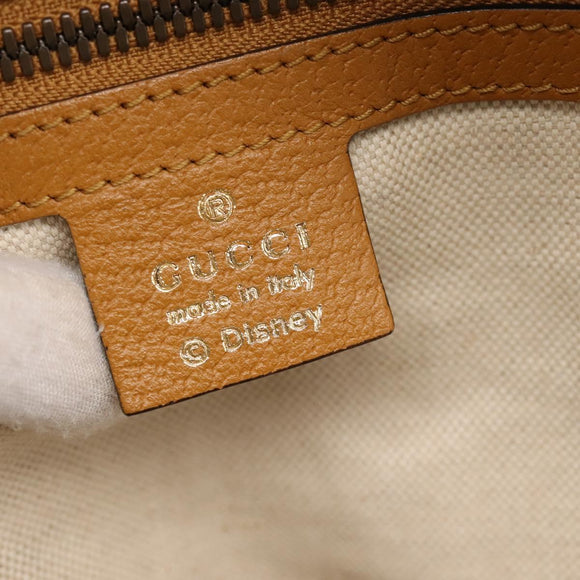 GUCCI Micro GG Supreme Disney Backpack PVC Beige Gold 552884 Auth 195502M
