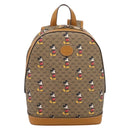 GUCCI Micro GG Supreme Disney Backpack PVC Beige Gold 552884 Auth 195502M-13