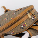 GUCCI Micro GG Supreme Disney Backpack PVC Beige Gold 552884 Auth 195502M-6