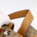 GUCCI Micro GG Supreme Disney Backpack PVC Beige Gold 552884 Auth 195502M-14