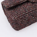 CHANEL Chain Matelasse25 Shoulder Bag Tweed Multicolor CC Auth 195503SAM-11