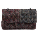 CHANEL Chain Matelasse25 Shoulder Bag Tweed Multicolor CC Auth 195503SAM-2