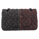 CHANEL Chain Matelasse25 Shoulder Bag Tweed Multicolor CC Auth 195503SAM-3