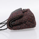 CHANEL Chain Matelasse25 Shoulder Bag Tweed Multicolor CC Auth 195503SAM-4