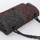 CHANEL Chain Matelasse25 Shoulder Bag Tweed Multicolor CC Auth 195503SAM-6