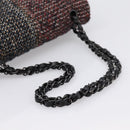 CHANEL Chain Matelasse25 Shoulder Bag Tweed Multicolor CC Auth 195503SAM-7