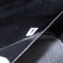 CHANEL Hand Bag Straw Gray Silver CC Auth 195504SM-10
