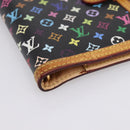 LOUIS VUITTON Multicolor Agenda PM Day Planner Cover Black R20895 LV Auth 195509-14