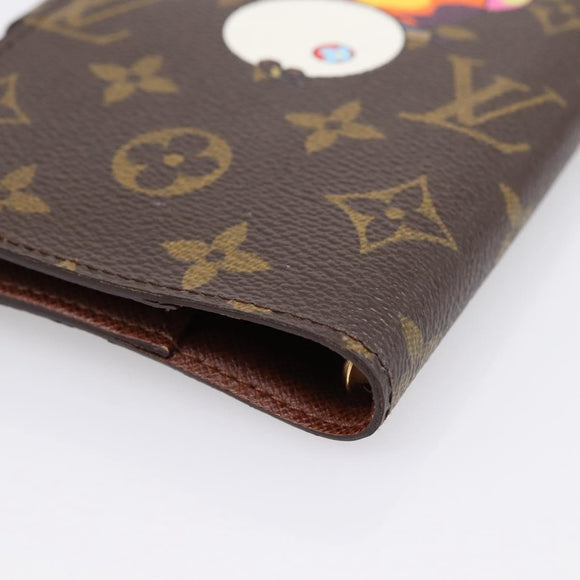 LOUIS VUITTON Monogram Panda Agenda PM Day Planner Cover R20011 LV Auth 195510M