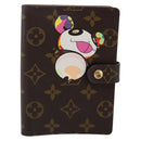 LOUIS VUITTON Monogram Panda Agenda PM Day Planner Cover R20011 LV Auth 195510M-13