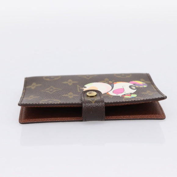LOUIS VUITTON Monogram Panda Agenda PM Day Planner Cover R20011 LV Auth 195510M