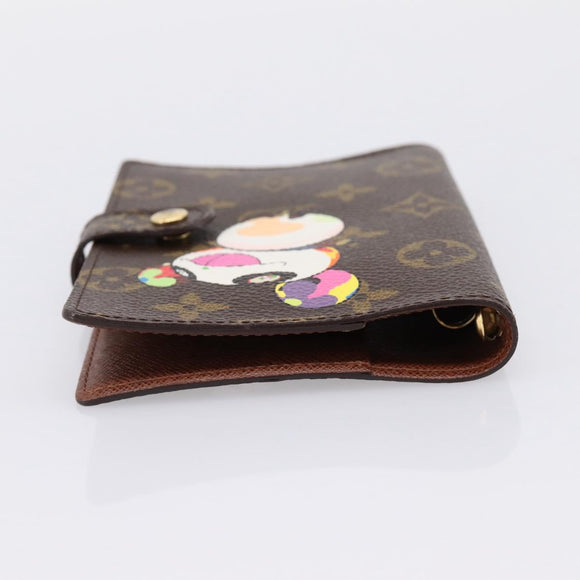 LOUIS VUITTON Monogram Panda Agenda PM Day Planner Cover R20011 LV Auth 195510M