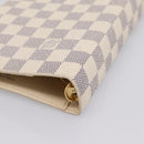 LOUIS VUITTON Damier Azur Agenda MM Day Planner Cover R20707 LV Auth 195511V-15